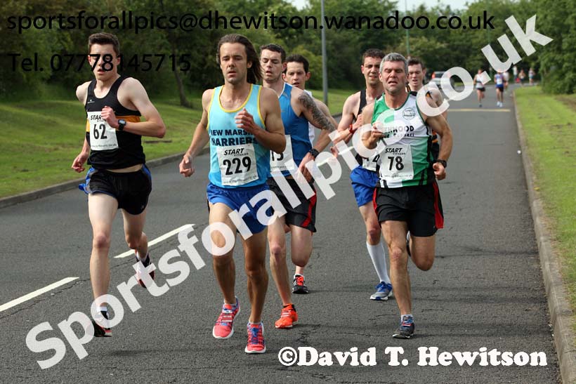 Newton Aycliffe 10k Road Race, County Durham. Photo: David T. Hewitson/Sports for All Pics